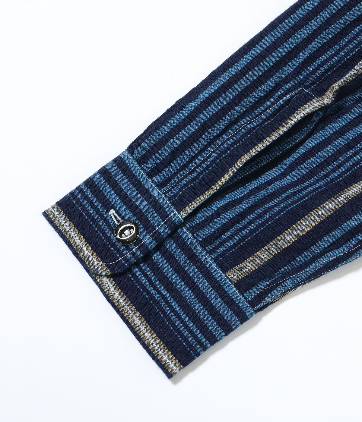 Lot No. SC29592 / FICTION ROMANCE 5.5oz. INDIGO STRIPE WORK SHIRT