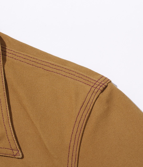 Lot No. SC14374 / 13oz. BROWN DUCK WORK COAT SUGAR CANE,SUGAR CANE