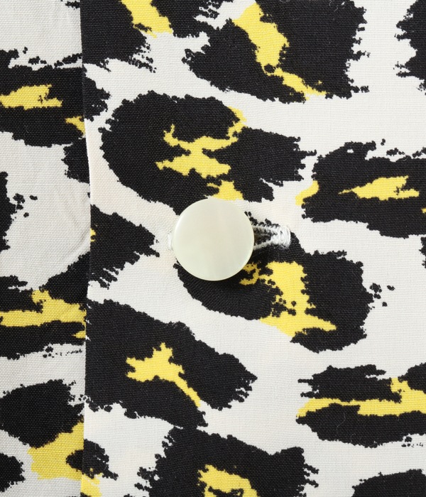 Lot No. SH28379 / HIGH DENSITY RAYON OPEN SHIRT ��LEOPARD�� (LONG SLEEVE)