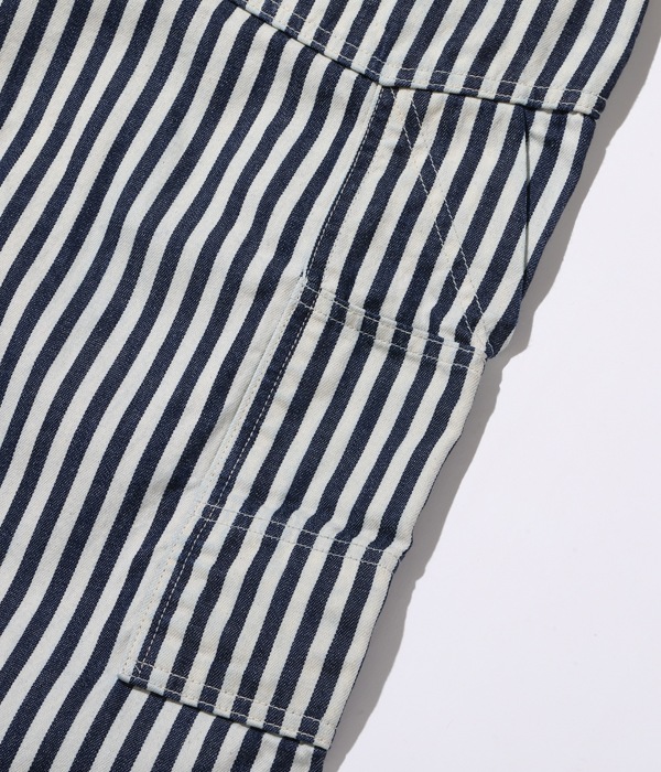 Lot No. SC42386 / HEADLIGHT  FICTION ROMANCE NOS 7oz. 1/4" INDIGO STRIPE WORK PANTS