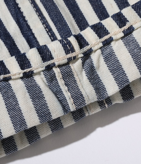 Lot No. SC42386 / HEADLIGHT  FICTION ROMANCE NOS 7oz. 1/4" INDIGO STRIPE WORK PANTS