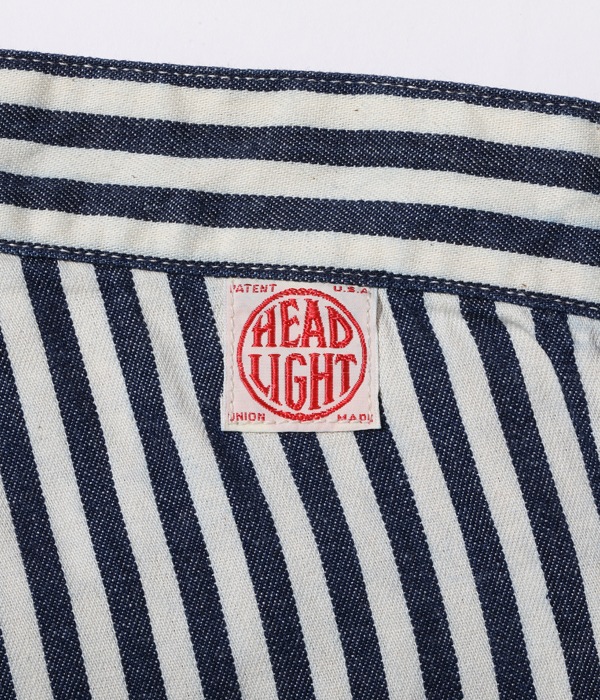 Lot No. SC42386 / HEADLIGHT  FICTION ROMANCE NOS 7oz. 1/4" INDIGO STRIPE WORK PANTS