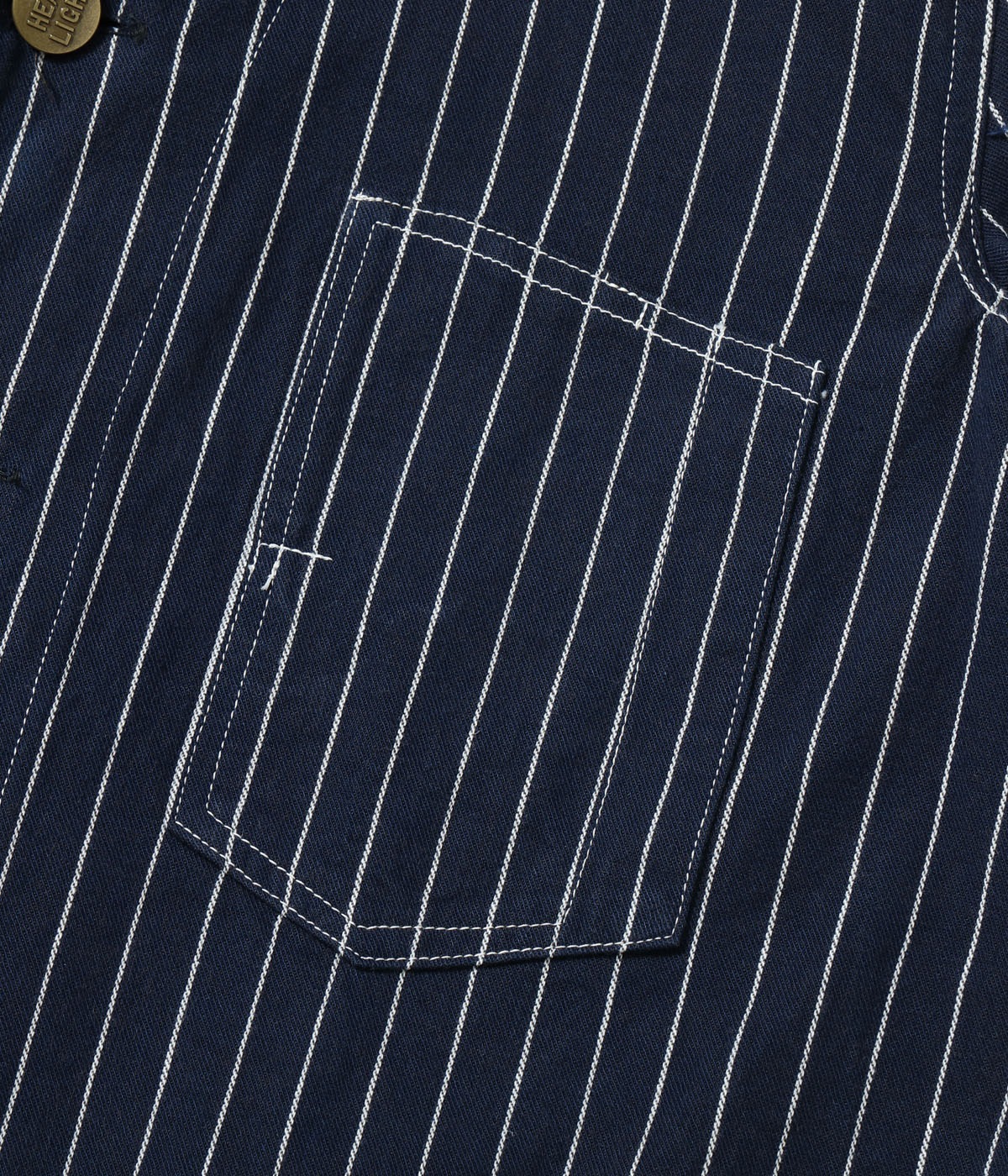 Lot No. HD15647 / HEADLIGHT 8oz. SPECIAL WOVEN STRIPE DENIM WORK COAT