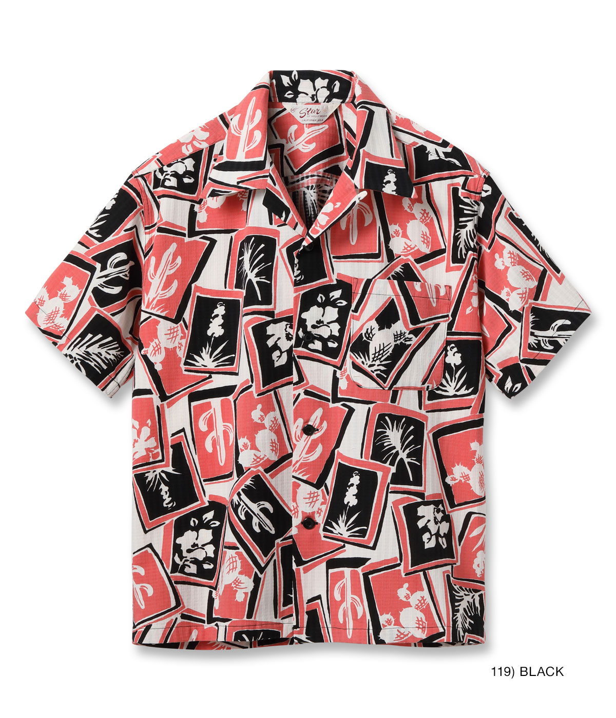Lot No. SH39718 / DOBBY COTTON OPEN SHIRT ��CACTUS��