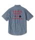 Lot No. SC39731 / CHAMBRAY WORK SHIRT with CHAIN EMBROIDERED