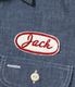 Lot No. SC39731 / CHAMBRAY WORK SHIRT with CHAIN EMBROIDERED