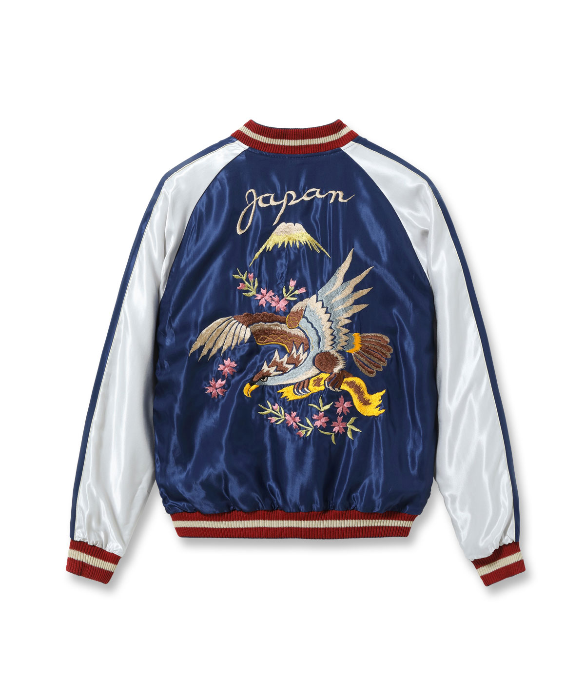 Lot No. TT15972-145 / Early 1950s Style Acetate Souvenir Jacket ��ROARING TIGER�� �� ��EAGLE��