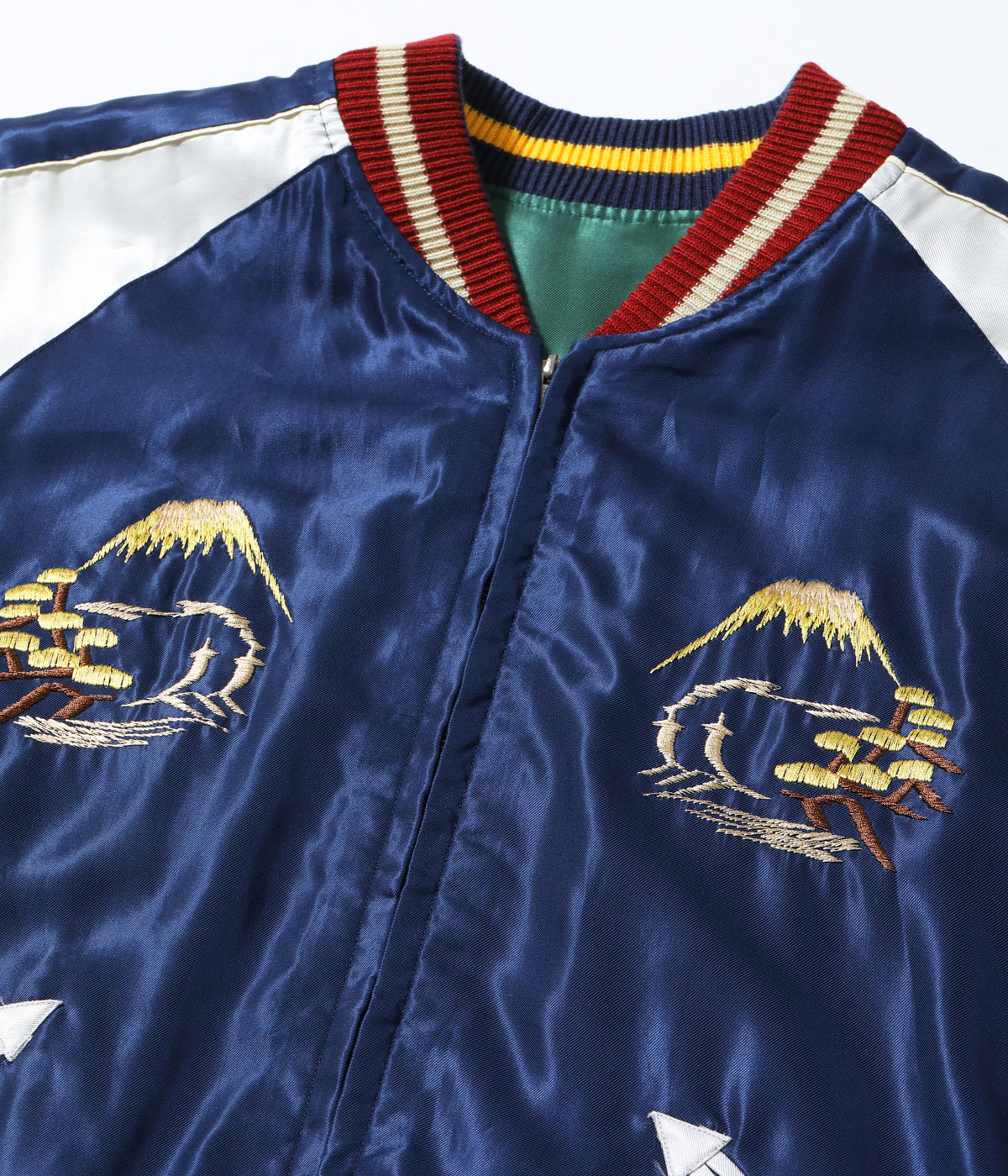 Lot No. TT15972-145 / Early 1950s Style Acetate Souvenir Jacket ��ROARING TIGER�� �� ��EAGLE��