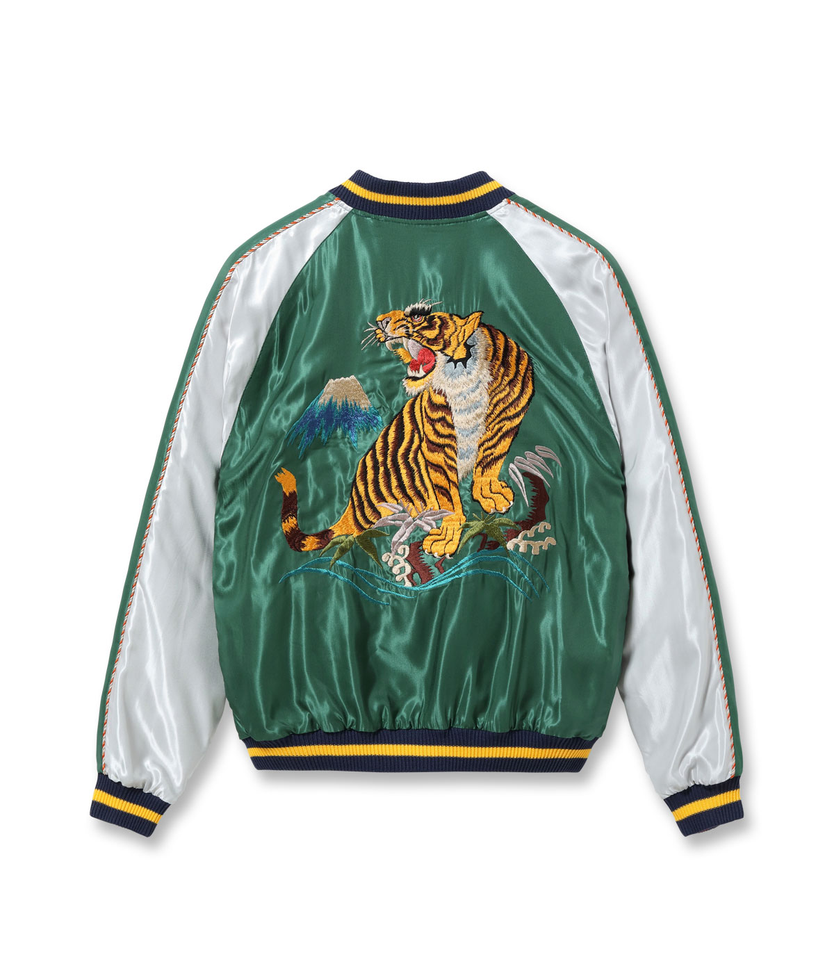 Lot No. TT15972-145 / Early 1950s Style Acetate Souvenir Jacket ��ROARING TIGER�� �� ��EAGLE��