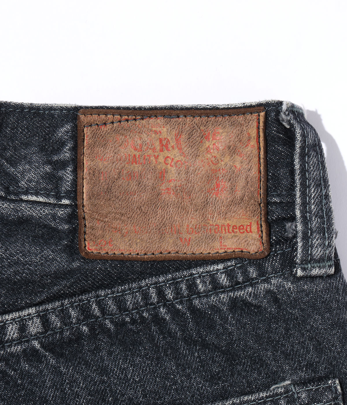 Lot No. SC42460H / 14.25oz. BLACK DENIM 1947 HARD WASH MODEL (REGULAR STRAIGHT)