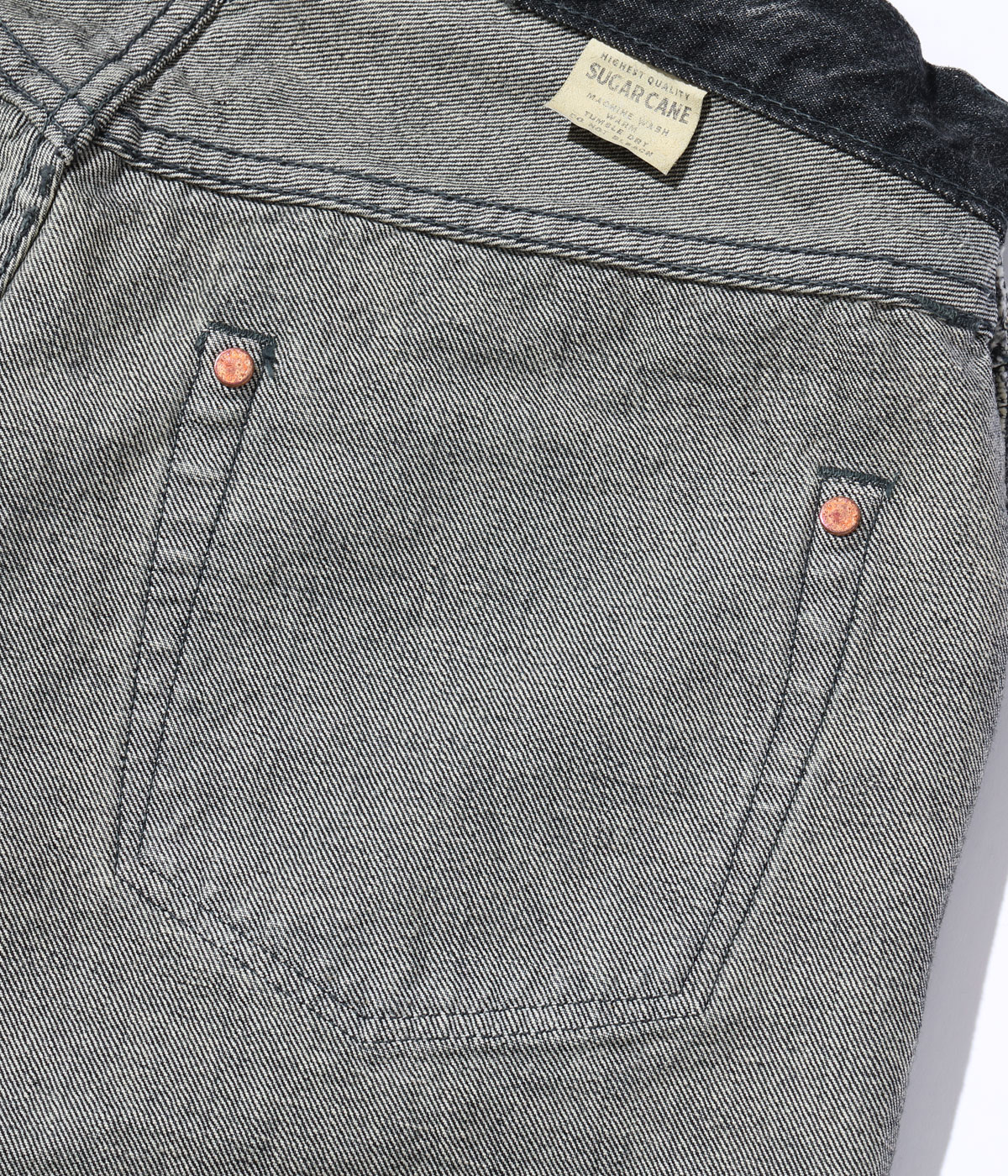 Lot No. SC42460H / 14.25oz. BLACK DENIM 1947 HARD WASH MODEL (REGULAR STRAIGHT)