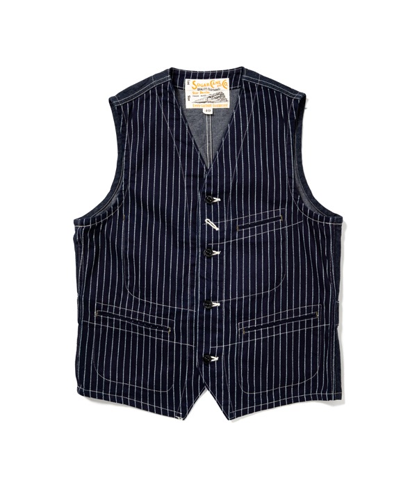 Lot No. SC12654 / 9oz. WABASH STRIPE WORK VEST