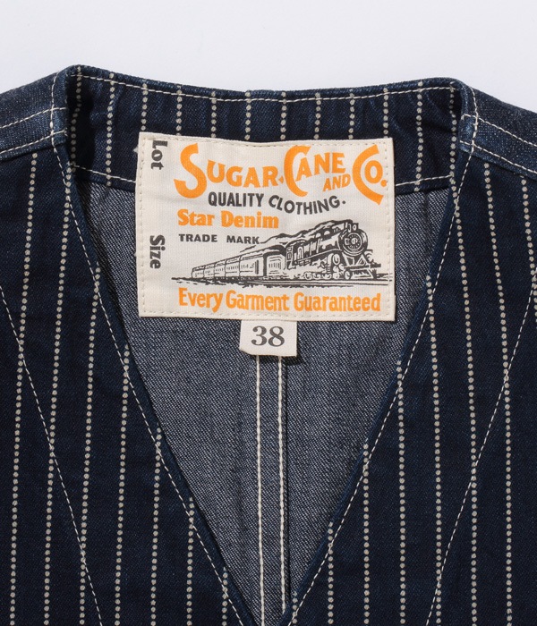 Lot No. SC12654 / 9oz. WABASH STRIPE WORK VEST