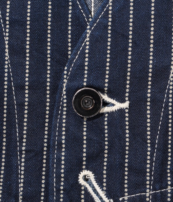 Lot No. SC12654 / 9oz. WABASH STRIPE WORK VEST