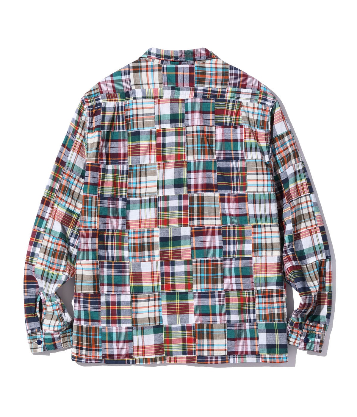 Lot No. SC29257 / INDIA MADRAS CHECK PATCHWORK OPEN SHIRT