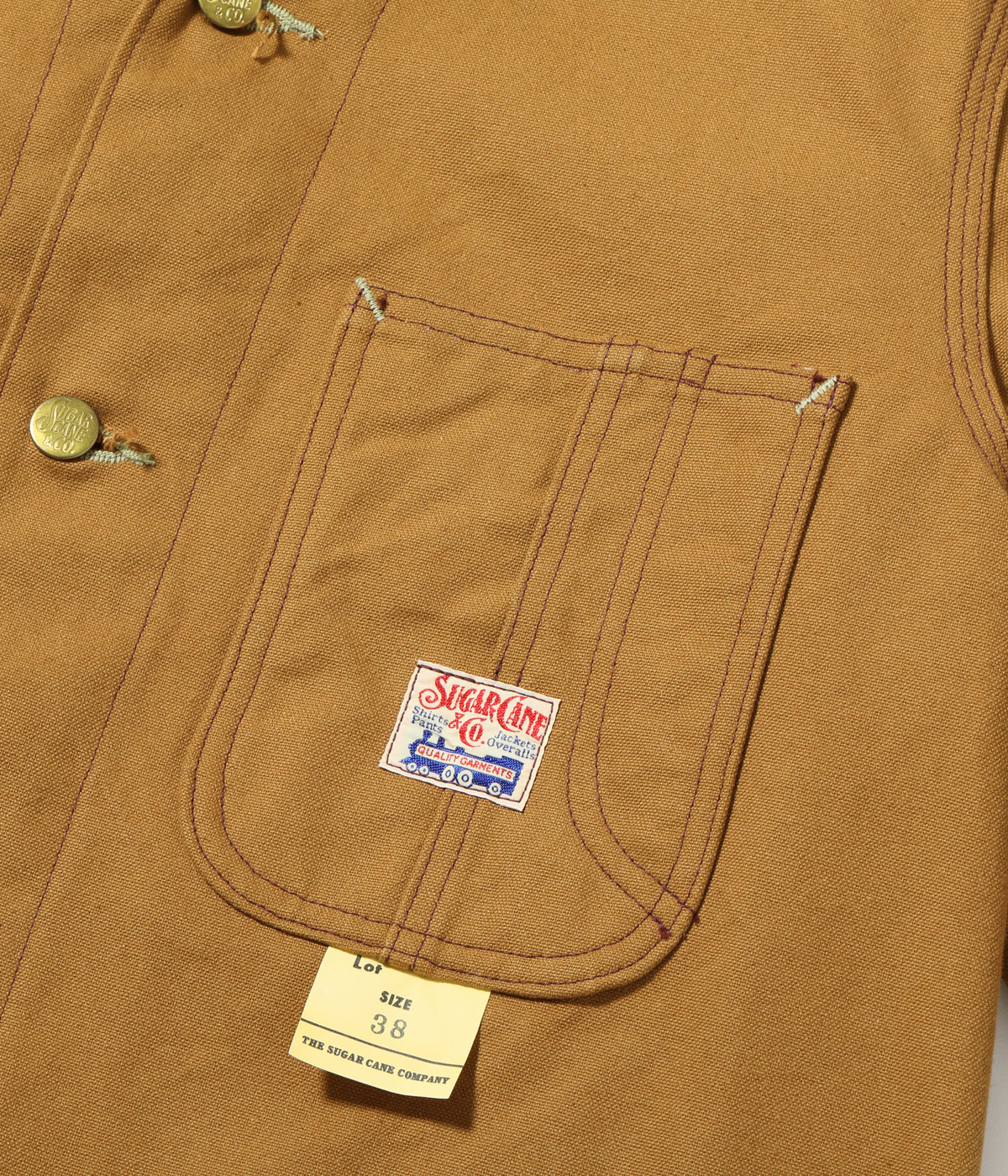 Lot No. SC15657 / 13oz. BROWN DUCK WORK COAT