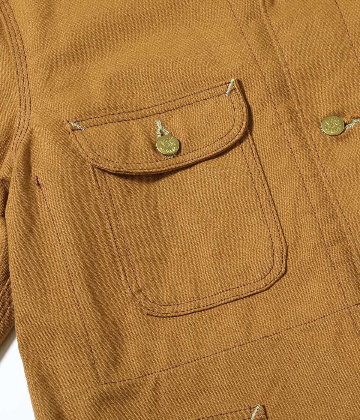 Lot No. SC15657 / 13oz. BROWN DUCK WORK COAT