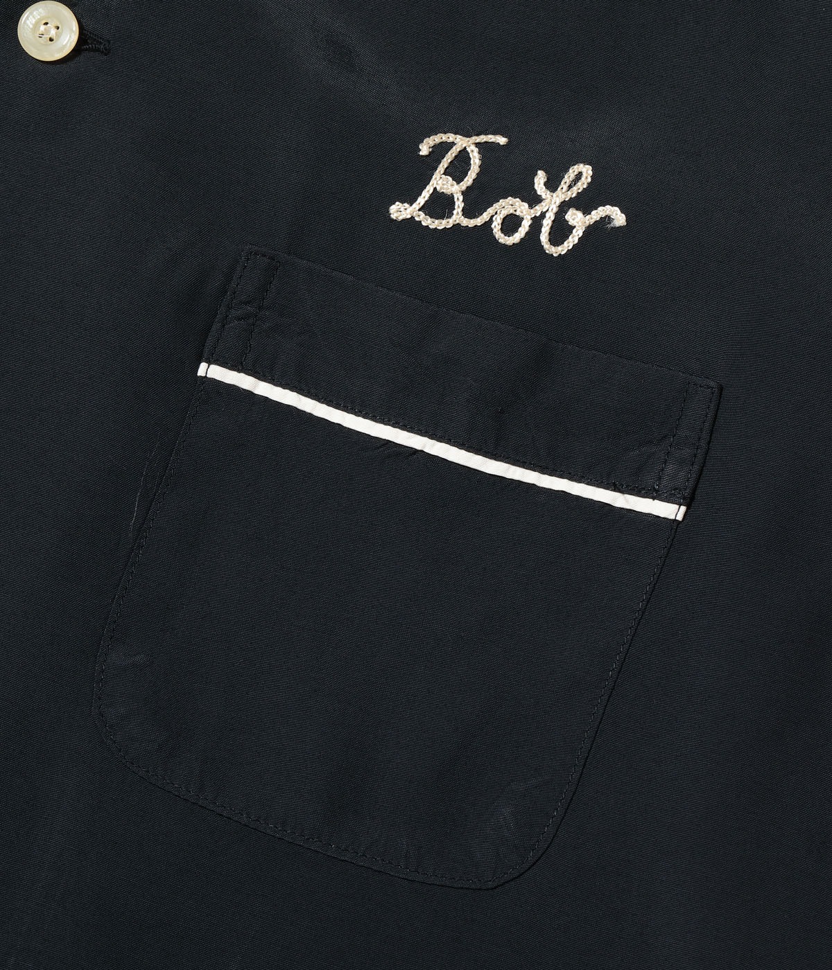 Lot No. SE39456 / RAYON BOWLING SHIRT PIPING