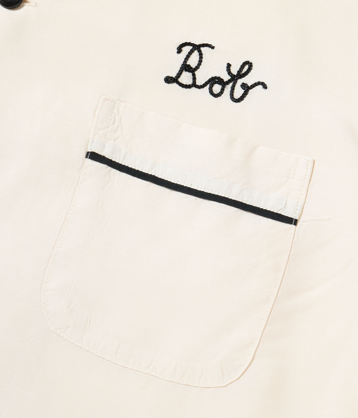 Lot No. SE39456 / RAYON BOWLING SHIRT PIPING