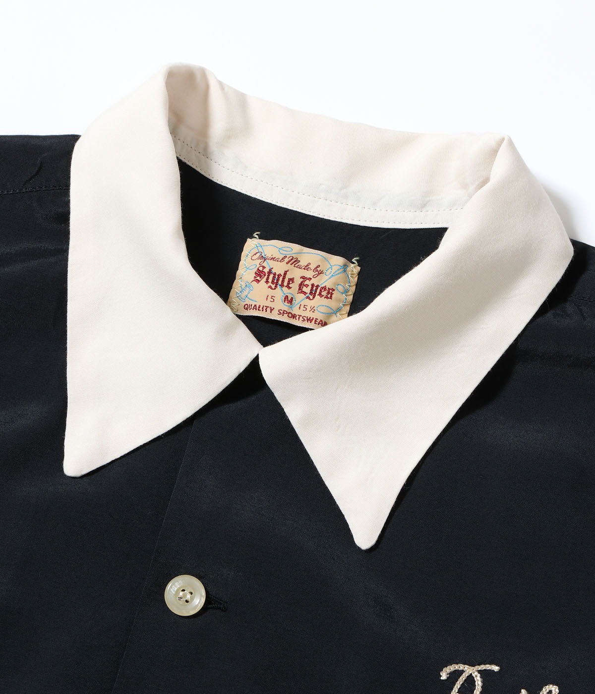 Lot No. SE39456 / RAYON BOWLING SHIRT PIPING