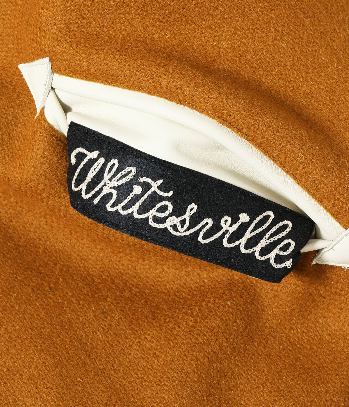 Lot No. WV15784-156 / 30oz. WOOL MELTON AWARD JACKET POLAR BEAR (GOLD)