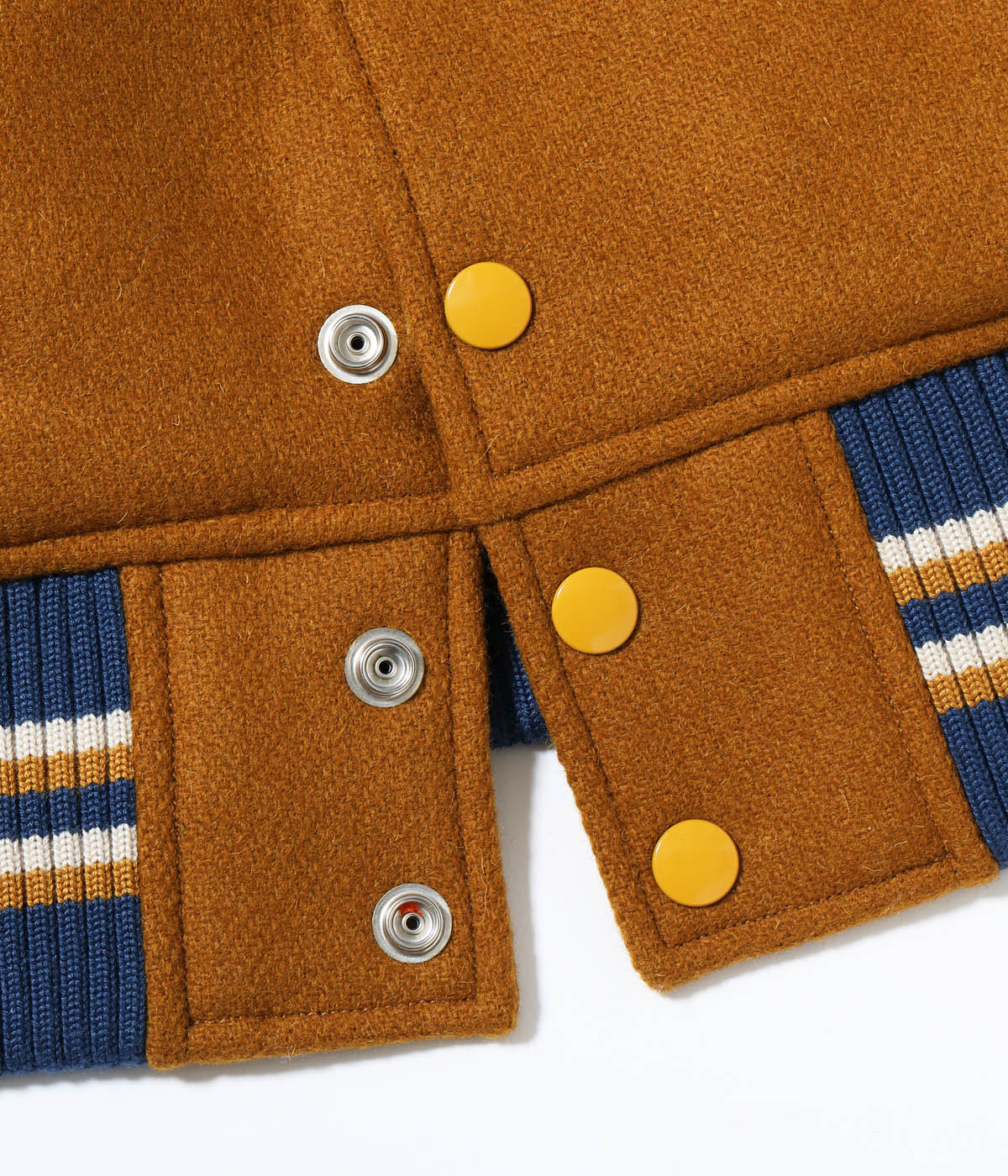 Lot No. WV15784-156 / 30oz. WOOL MELTON AWARD JACKET POLAR BEAR (GOLD)