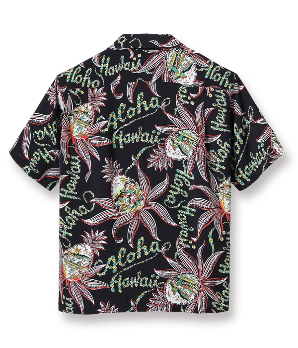 Lot No. SS38312 / RAYON HAWAIIAN SHIRT ��PINEAPPLE PASSION��