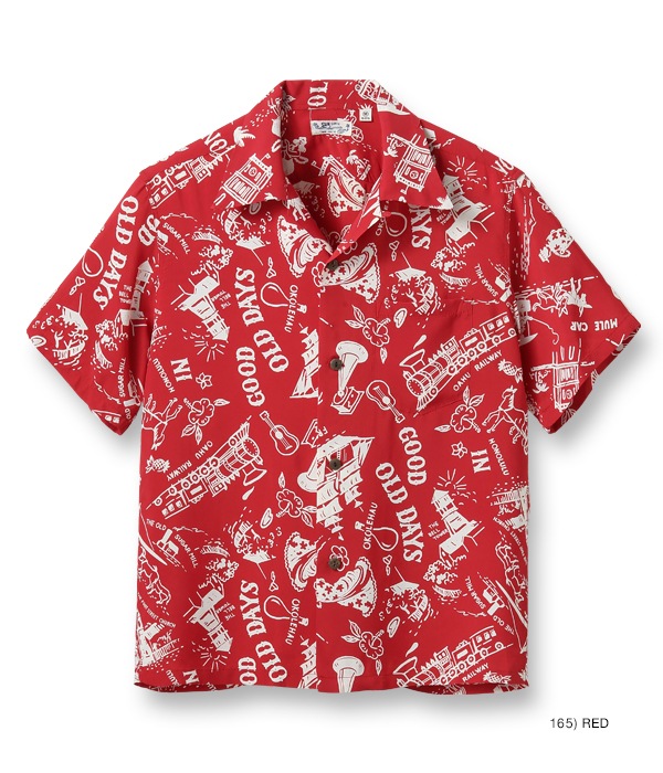 Lot No. SS38791 / RAYON HAWAIIAN SHIRT ��GOOD OLD DAYS��