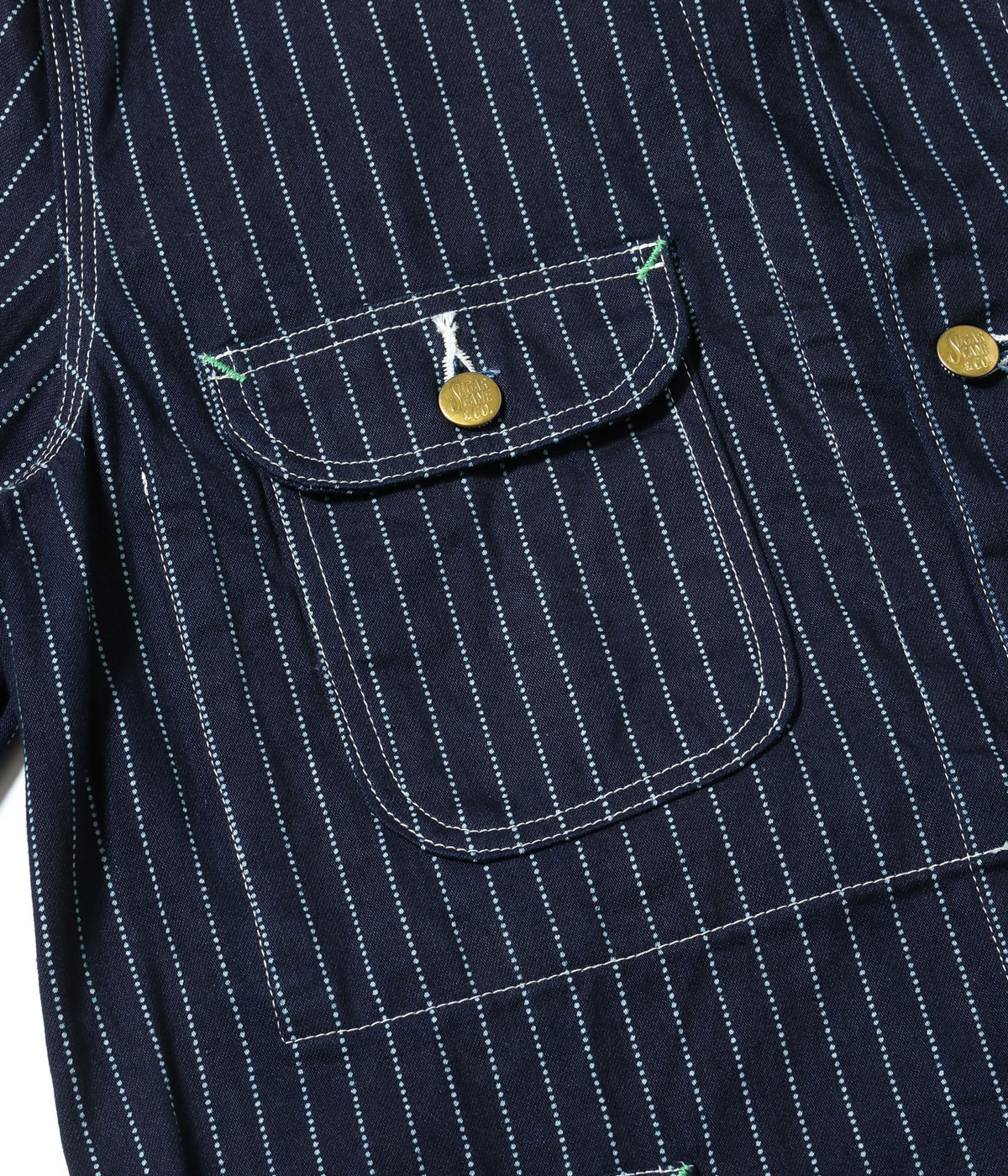 Lot No. SC15658 / 9oz. WABASH STRIPE WORK COAT