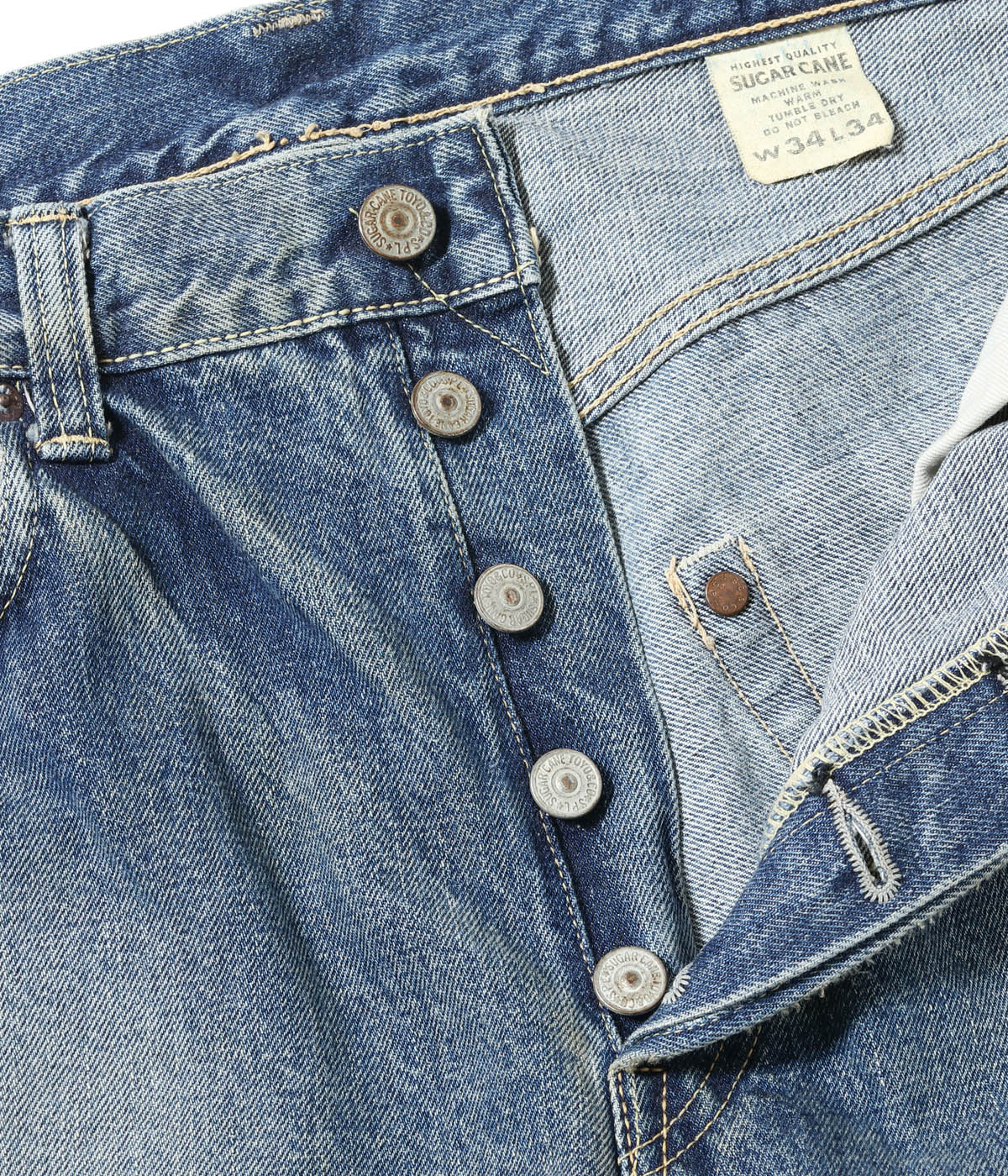 Lot No. SC41947SR / 14.25oz. DENIM 1947 REMAKE AGED MODEL (REGULAR STRAIGHT)