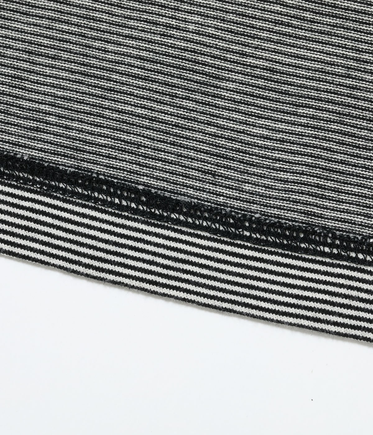 Lot No. WV79679 / WHITESVILLE 30/2 FINE-LINED BORDER T-SHIRT