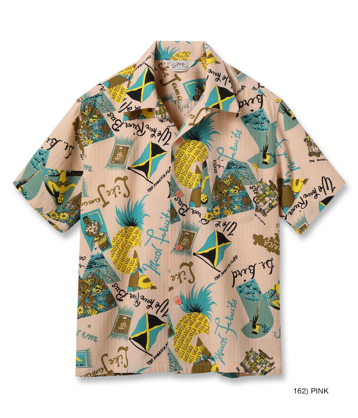 Lot No. SH39719 / DOBBY COTTON OPEN SHIRT ��JAMAICA��
