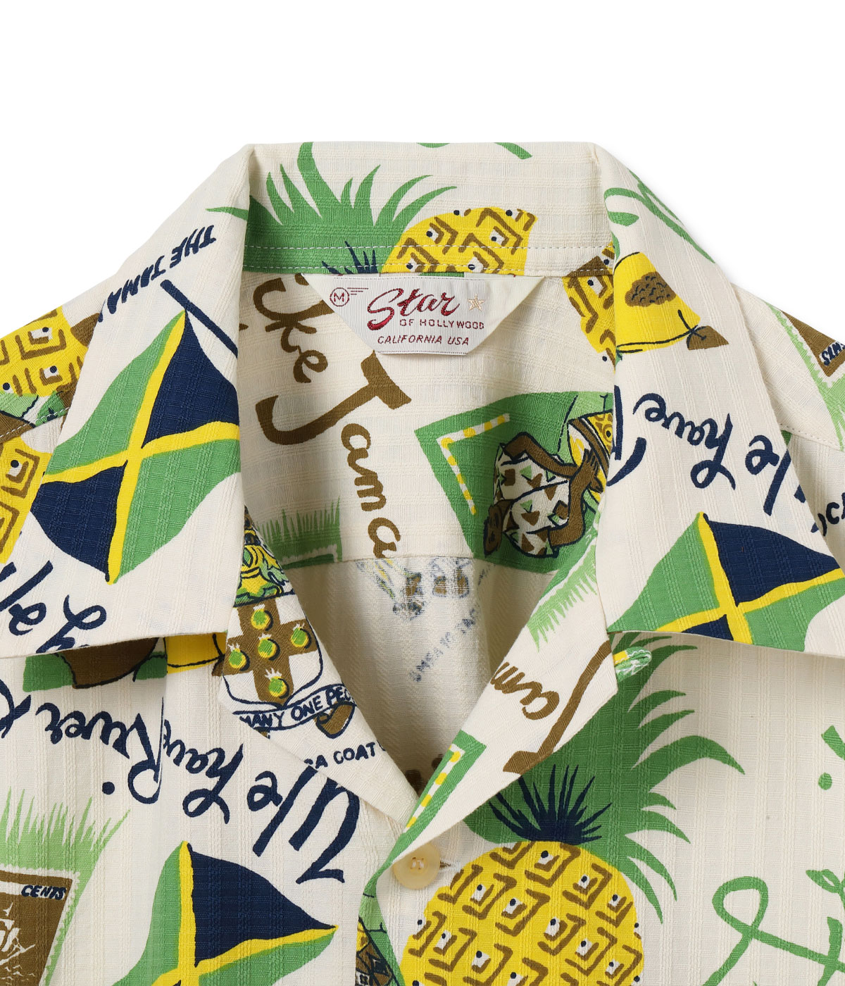 Lot No. SH39719 / DOBBY COTTON OPEN SHIRT ��JAMAICA��