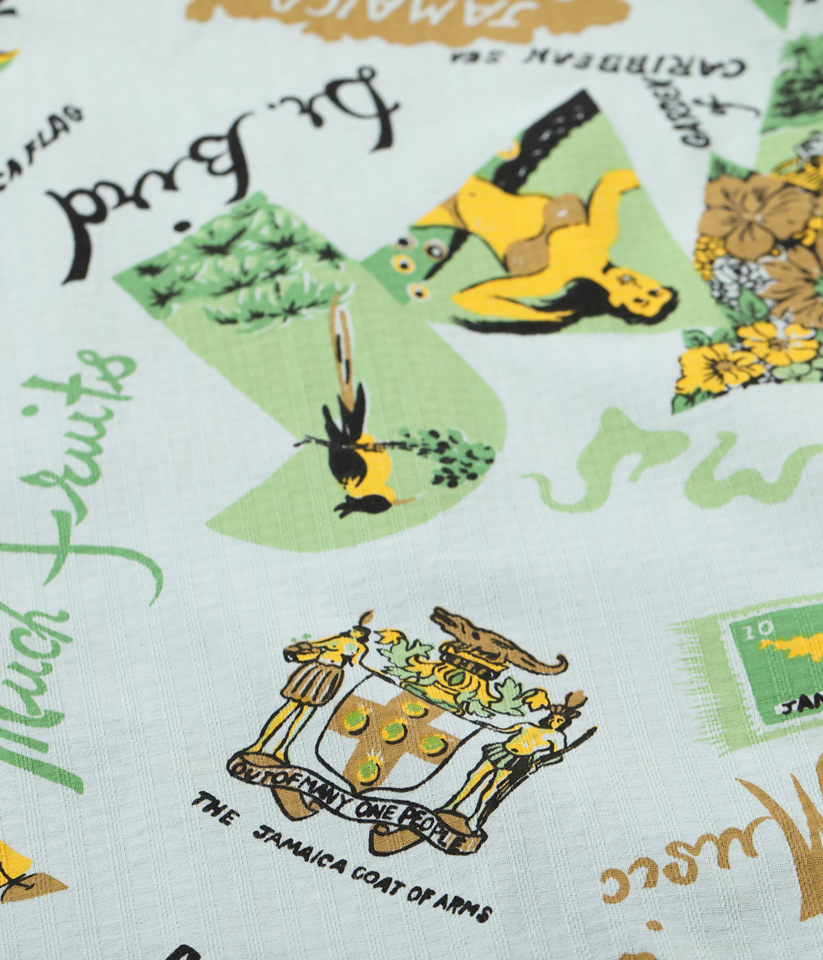 Lot No. SH39719 / DOBBY COTTON OPEN SHIRT ��JAMAICA��