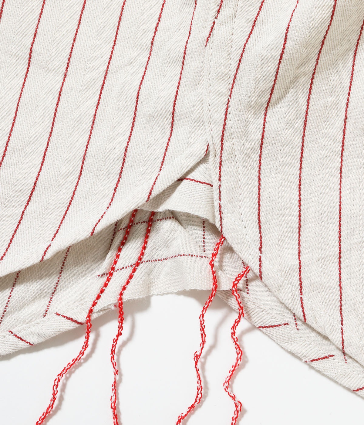 Lot No. SC39732 / COKE STRIPE WORK SHIRT with EMBROIDERED (SHORT SLEEVE)