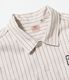 Lot No. SC39732 / COKE STRIPE WORK SHIRT with EMBROIDERED (SHORT SLEEVE)