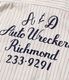 Lot No. SC39732 / COKE STRIPE WORK SHIRT with EMBROIDERED (SHORT SLEEVE)