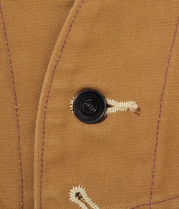 Lot No. SC14375 / 13oz. BROWN DUCK WORK VEST