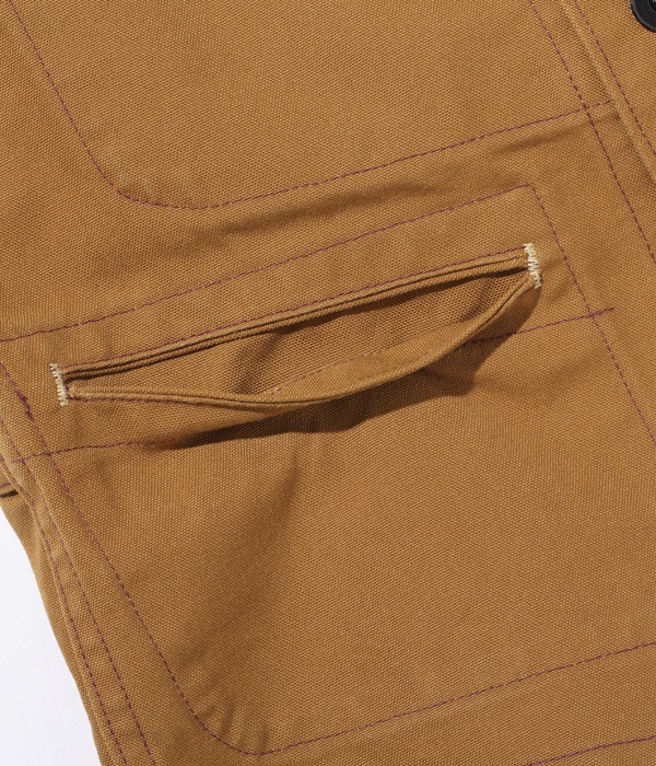 Lot No. SC14375 / 13oz. BROWN DUCK WORK VEST