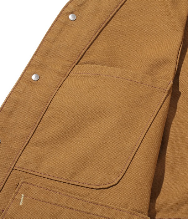 Lot No. SC14375 / 13oz. BROWN DUCK WORK VEST