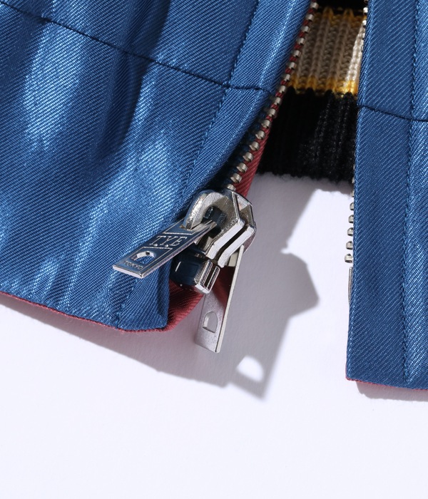 Lot No. TT15491-125 / Early 1950s Style Acetate Souvenir Jacket WHITE DRAGON  LANDSCAPE