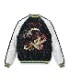 Lot No. TT15666-119 / Mid 1950s Style Velveteen Souvenir Jacket ��SPIDERWEB, SNAKE & SKULL�� �� ��DRAGON & TIGER��