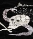 Lot No. TT15666-119 / Mid 1950s Style Velveteen Souvenir Jacket ��SPIDERWEB, SNAKE & SKULL�� �� ��DRAGON & TIGER��