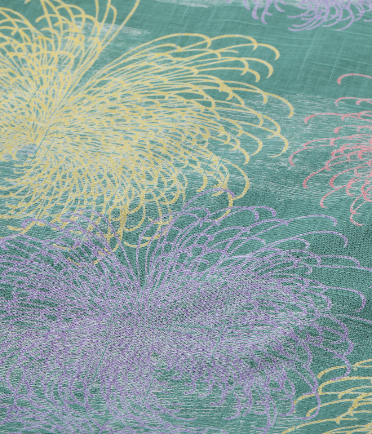Lot No. SS39694 / COTTON LINEN SLUBYARN HAWAIIAN SHIRT ��CHRYSANTHEMUM��