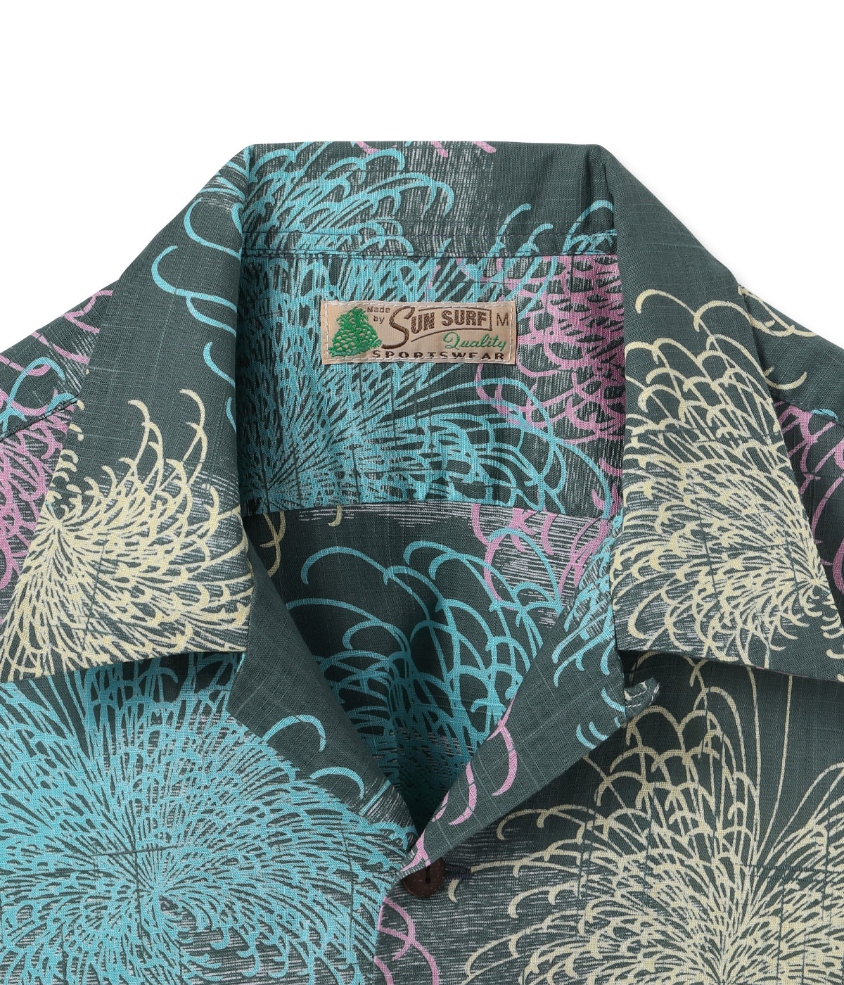 Lot No. SS39694 / COTTON LINEN SLUBYARN HAWAIIAN SHIRT ��CHRYSANTHEMUM��