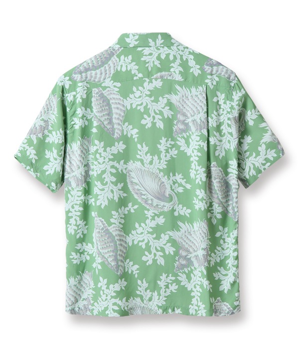 Lot No. SS38330 / RAYON HAWAIIAN SHIRT ��SPIRAL SHELL PARADISE��
