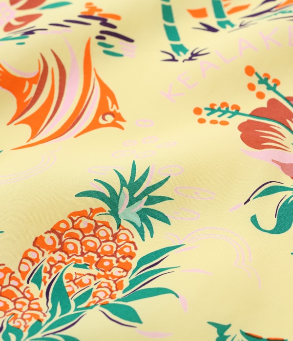 Lot No. SS38801 / RAYON HAWAIIAN SHIRT ��HALEKULANI��