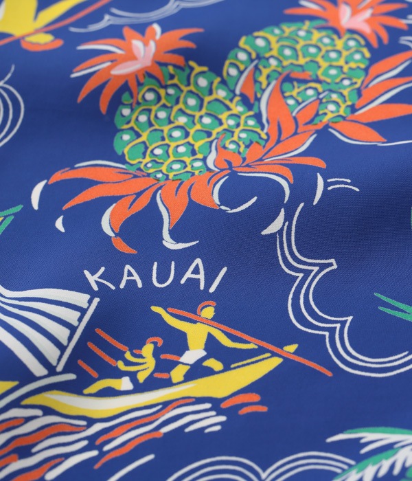 Lot No. SS38801 / RAYON HAWAIIAN SHIRT ��HALEKULANI��