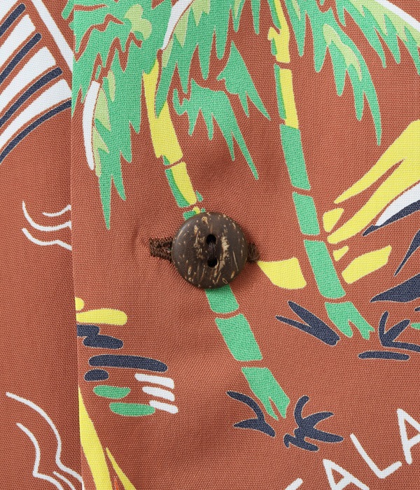 Lot No. SS38801 / RAYON HAWAIIAN SHIRT ��HALEKULANI��