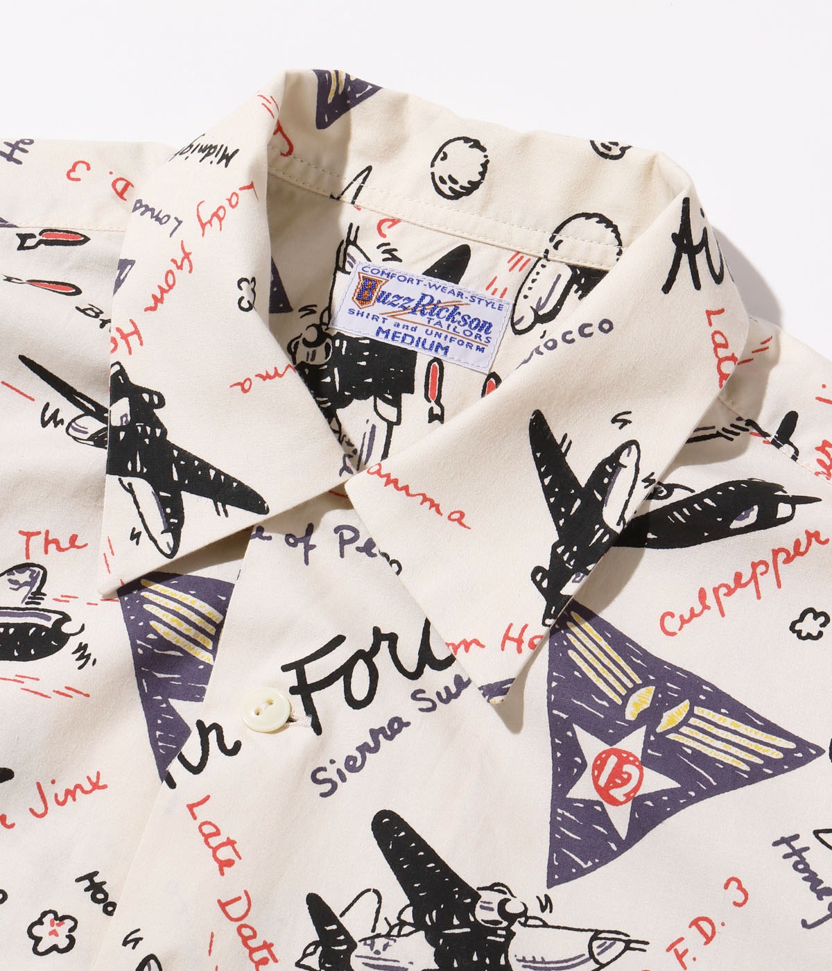 Lot No. BR39323 / TWELFTH AIR FORCE PRINT SHIRT